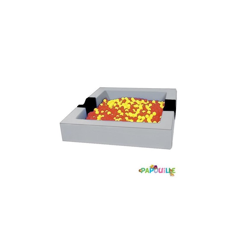 Piscine à balles en mousse revêtement pvc avec extension (complète)