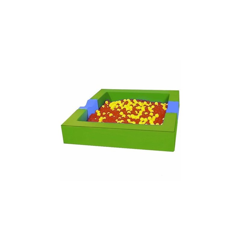 Piscine à balles en mousse revêtement pvc avec extension (complète)