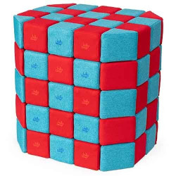 Cubes de constructions basic magnétiques de psychomotricité  - Papouille