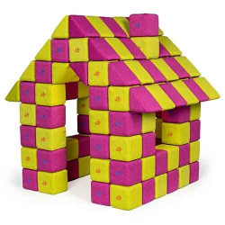 Cubes de constructions basic magnétiques de psychomotricité  - Papouille