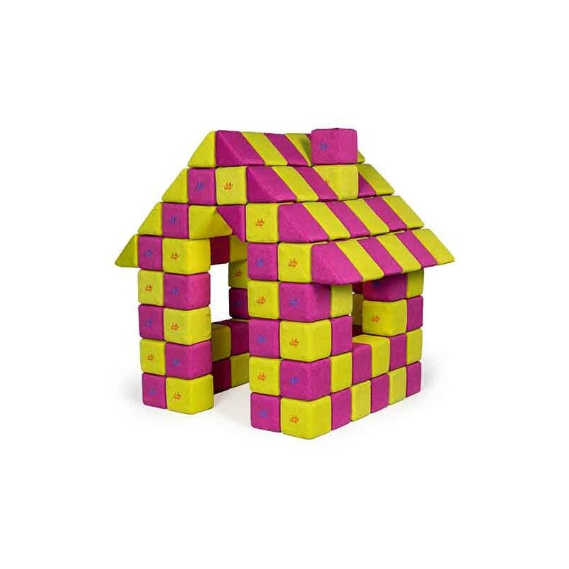 Cubes de constructions basic magnétiques de psychomotricité  - Papouille