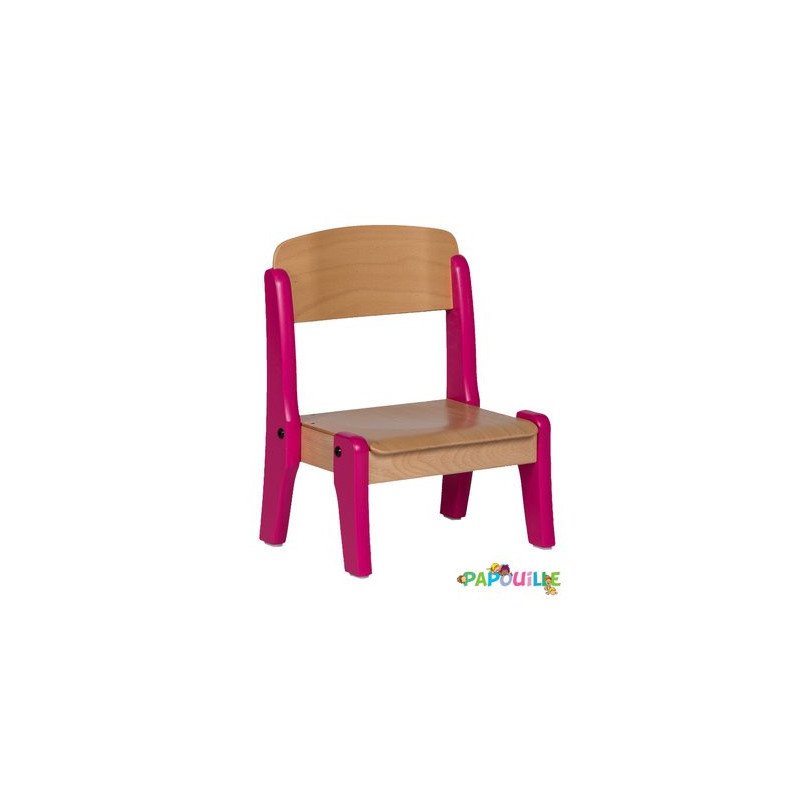 Chaise en bois empilable t3 h.35cm