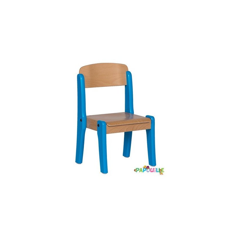 Chaise pour crèche en bois empilable t00 h.18cm