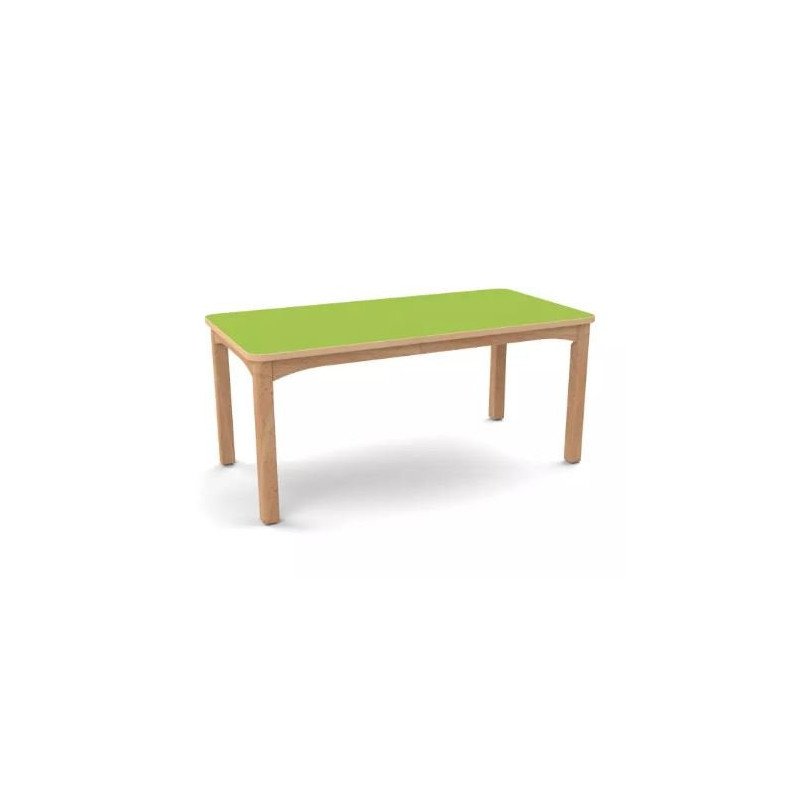 Table en bois 120 x 80 cm t1 vernis