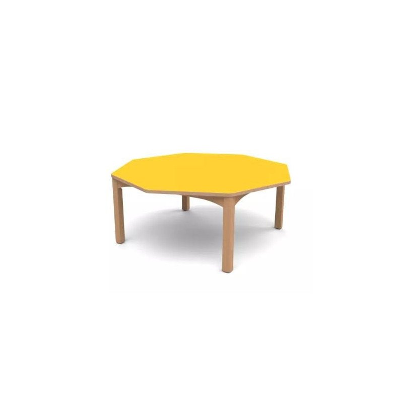 Table octogonale spéciale collectivité t2 naturel