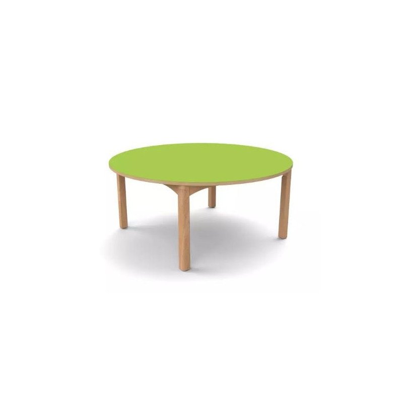 Table ronde 4 pieds t2 naturel