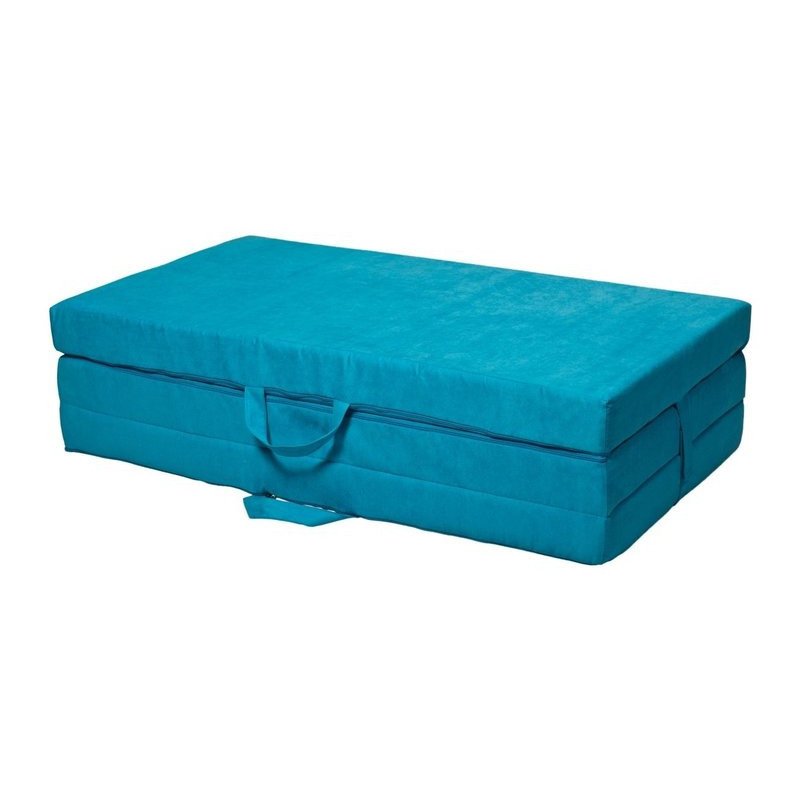 Tapis pliant en tissus multi-usage 120 x 200 x 10 cm crème
