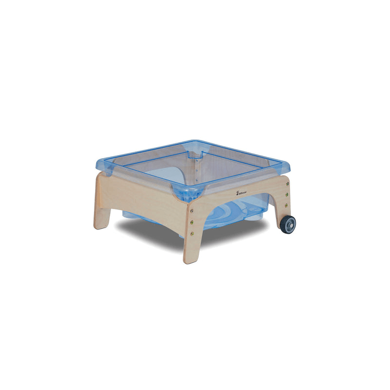 Table d'activités à roulettes - sable et eau