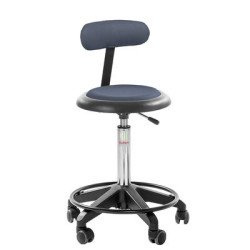 Tabouret Micro – Octopus avec dossier rembourré et repose-pieds