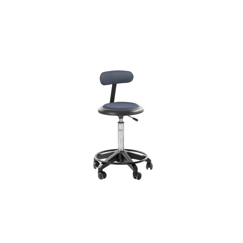 Tabouret Micro – Octopus avec dossier rembourré et repose-pieds