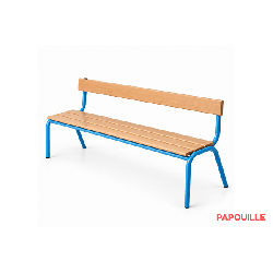 Banc avec dossier 200 cm - T1 - CIel