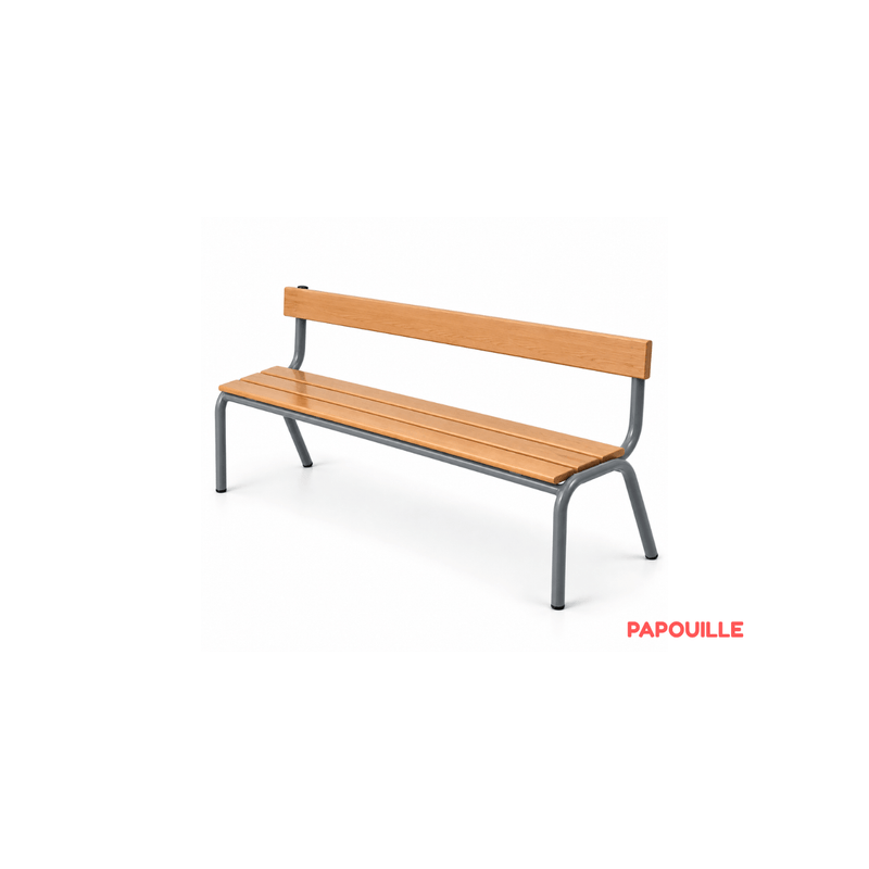 Banc avec dossier 200 cm - T1 - CIel