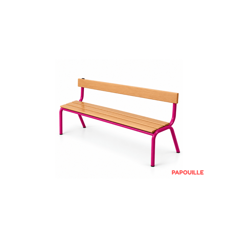 Banc avec dossier 200 cm - T1 - CIel