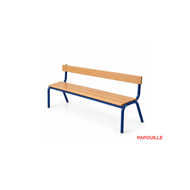 Banc avec dossier 200 cm - T1 - CIel