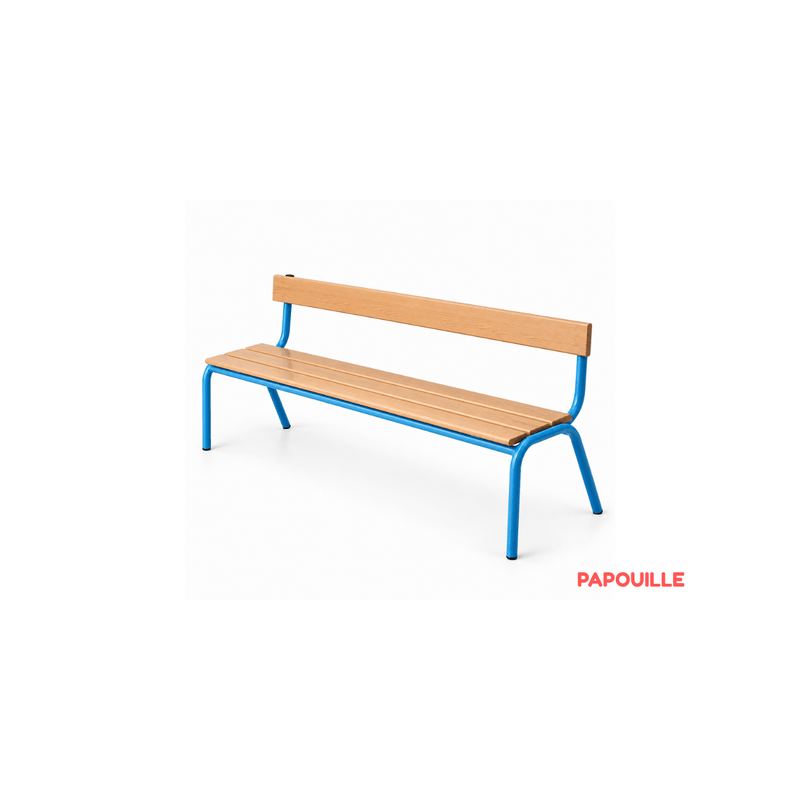 Banc avec dossier 200 cm - T1 - CIel