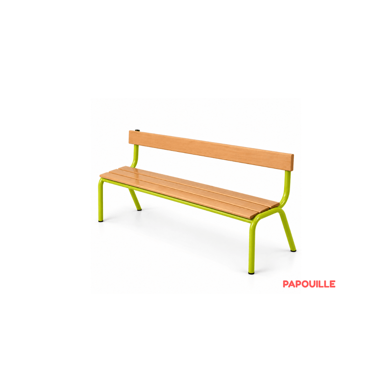 Banc avec dossier 200 cm - T1 - CIel