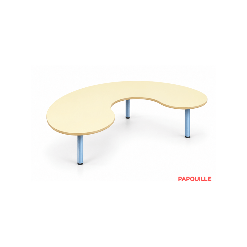 Table en forme haricot - T00 - Gris