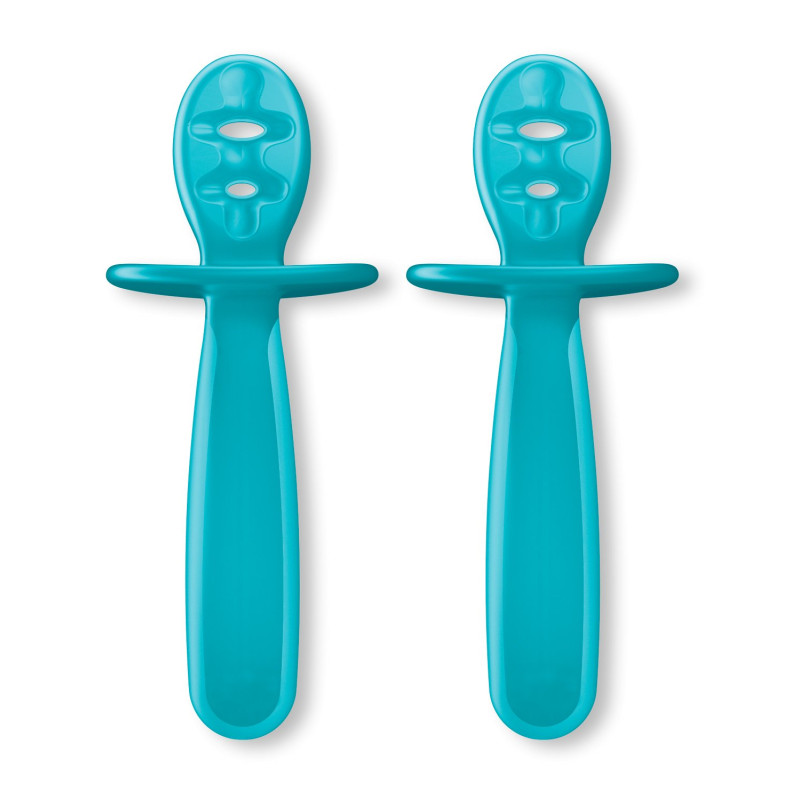 2 cuillères d'apprentissage, avec buté - Papouille