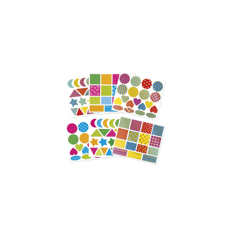 150 gommettes - formes géométriques