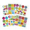 150 gommettes - formes géométriques