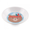 Assiette à bouillie en mélamine ourson - Papouille