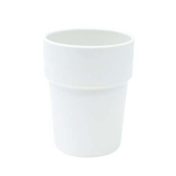 Gobelet 16 cl biosourcé empilable blanc - Papouille