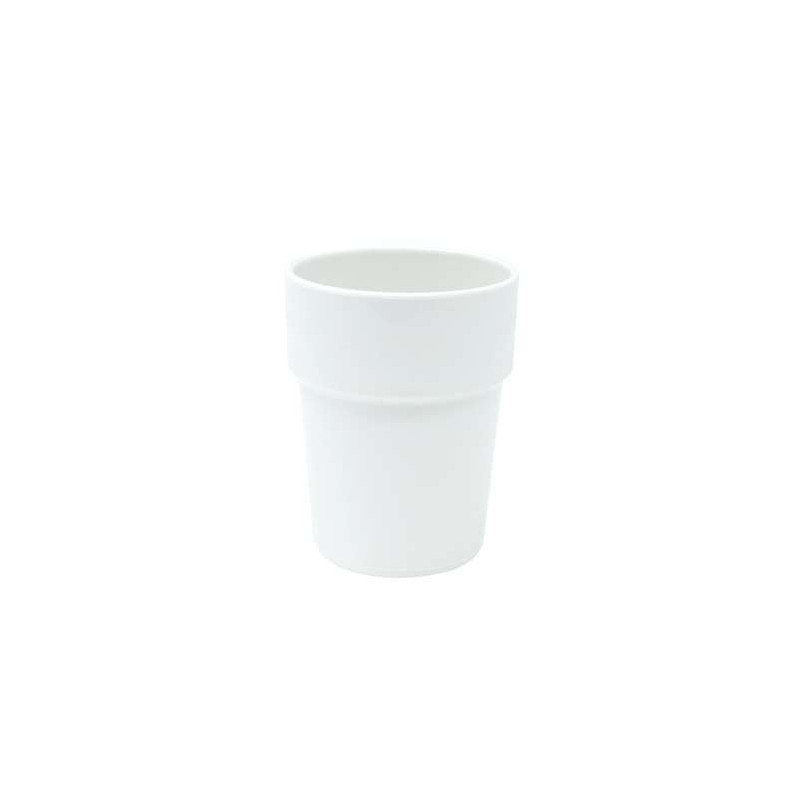 Gobelet 16 cl biosourcé empilable blanc - Papouille