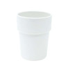 Gobelet 16 cl biosourcé empilable blanc - Papouille