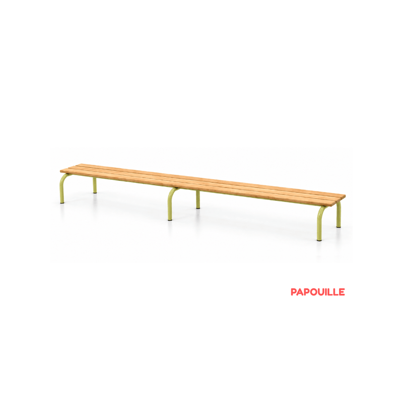 Banc sans dossier 200 cm - T1