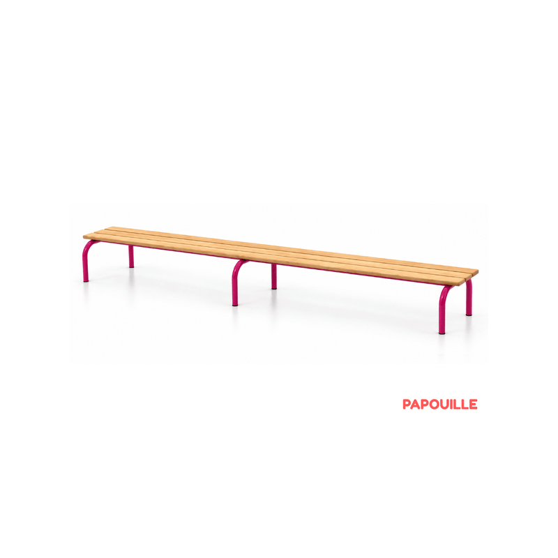 Banc sans dossier 200 cm - T1