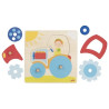 Puzzle tracteur fermier - Papouille