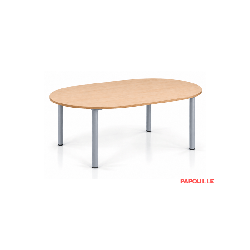 Table ovale Bermudes mélaminé 130 x 90 cm - T0