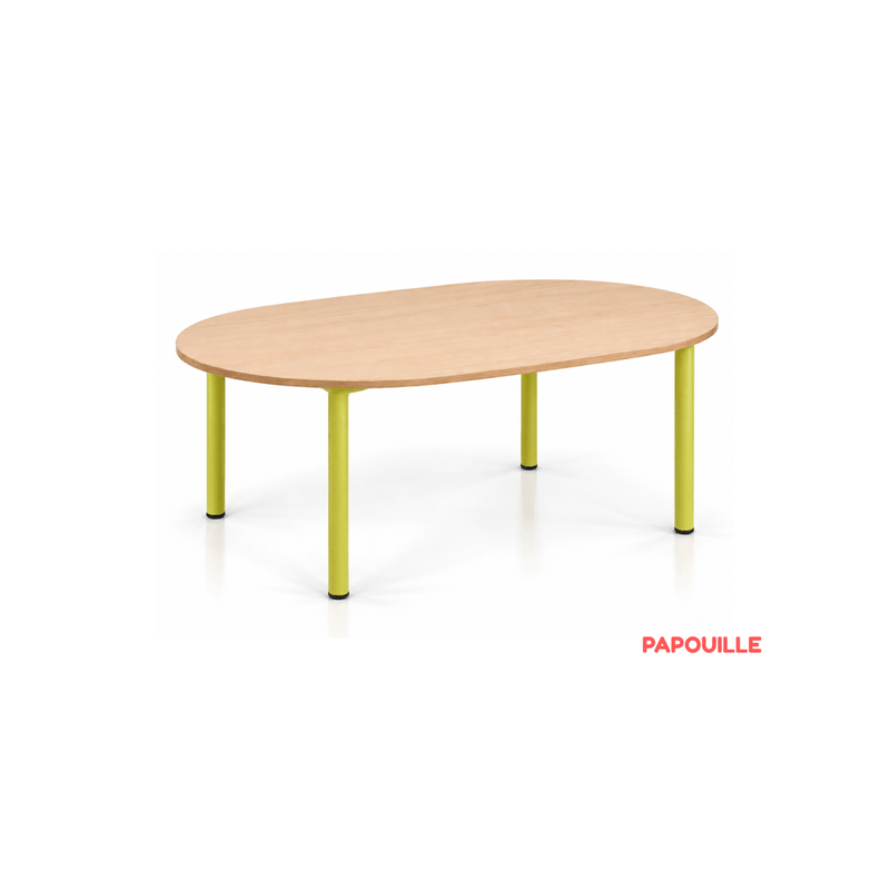 Table ovale Bermudes mélaminé 130 x 90 cm - T0