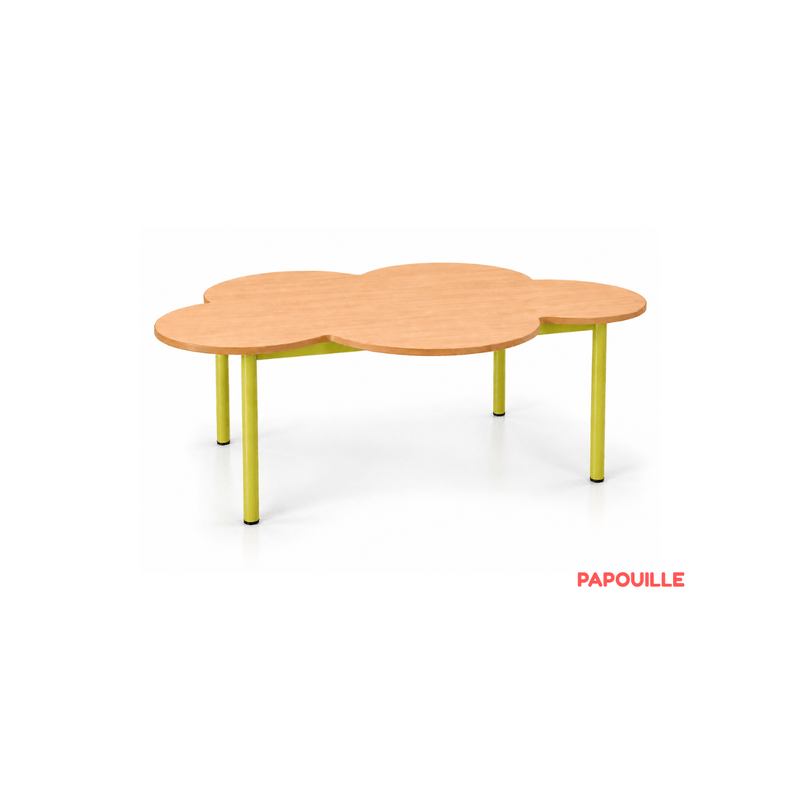 Table en fleurs mélaminé - 160 x 120 cm - T0