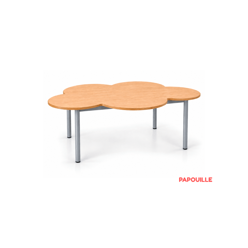 Table en fleurs mélaminé - 160 x 120 cm - T0