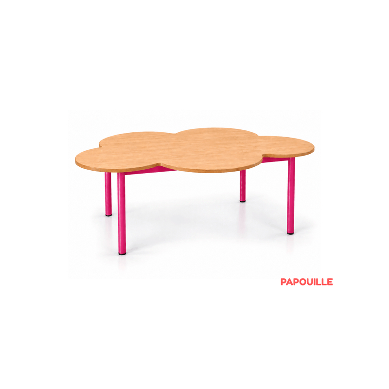 Table en fleurs mélaminé - 160 x 120 cm - T0
