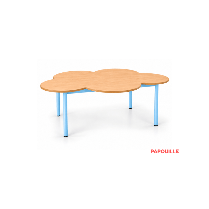 Table en fleurs mélaminé - 160 x 120 cm - T0