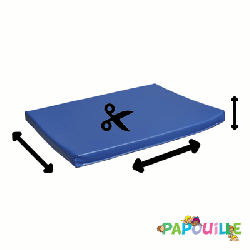 Matelas à langer plat en mousse pvc sur mesure ep 4 cm de 0.50 à 1 m2
