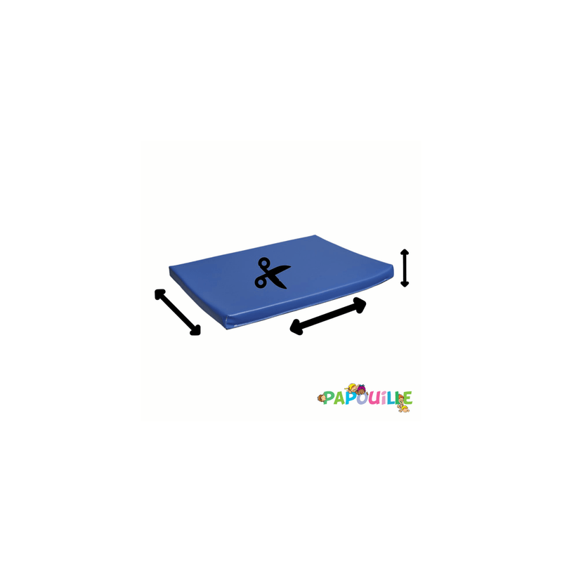 Matelas à langer plat en mousse pvc sur mesure ep 4 cm de 0.50 à 1 m2