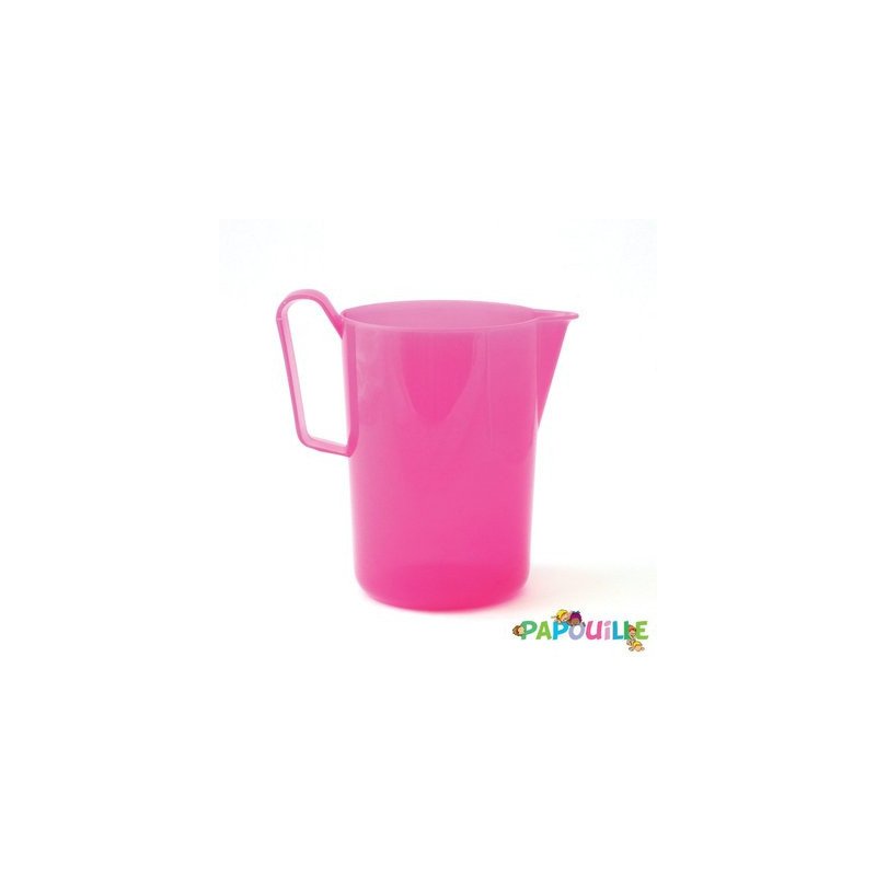 Pot a eau 1,5 l polypropylène rose