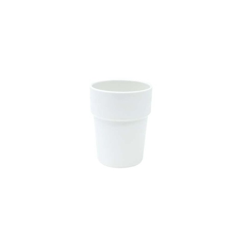 Gobelet 16 cl biosourcé empilable blanc