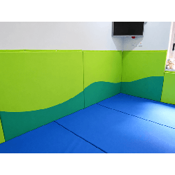 Tapis de réception en mousse pvc 200 x 100 x 4 cm avec velcro