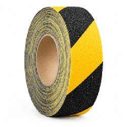 Surface antidérapante 1250 x 20 cm - Jaune et noir