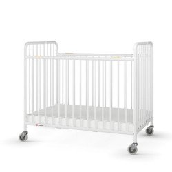 Lit bébé pliable à roulettes - avec matelas