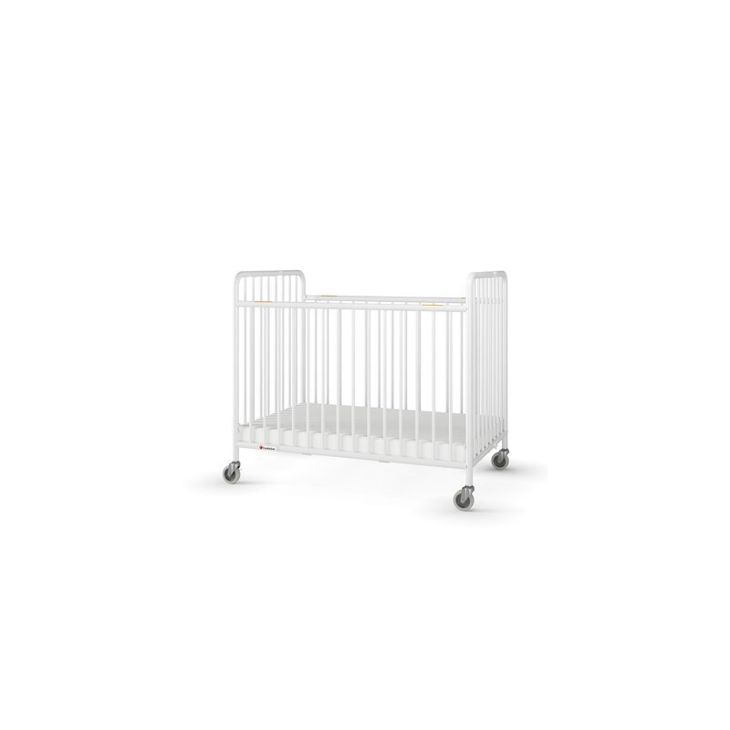Lit bébé pliable à roulettes - avec matelas