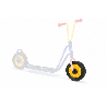 Roue avant mini viking 434 et 440 v2 complète - Papouille