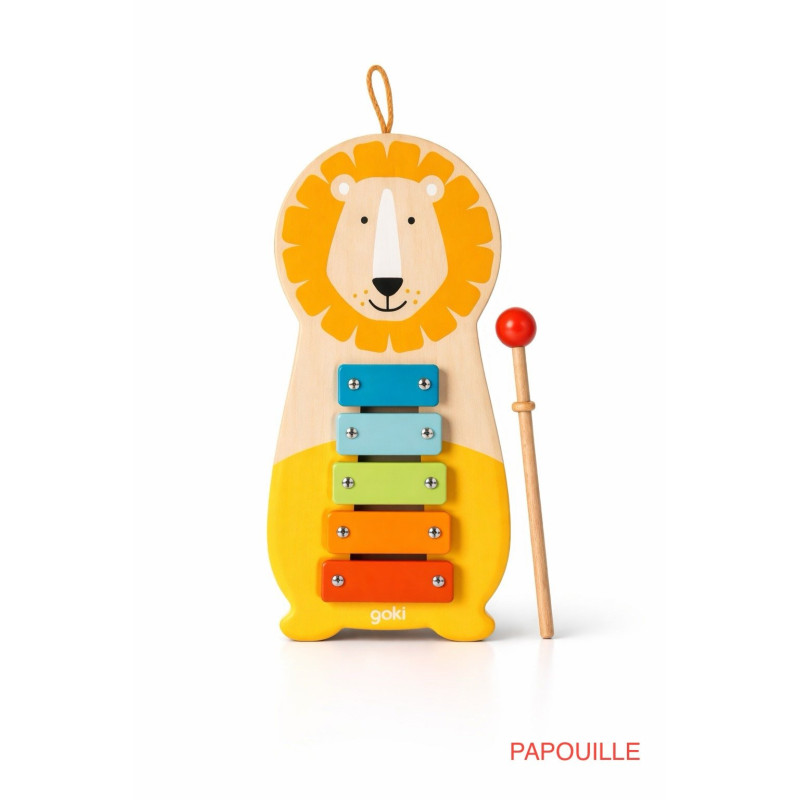 Métallophone lion - enfant - Papouille