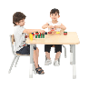 Table carrée Oscar 75 x 75 cm réglable en hauteur - Papouille