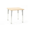 Table carrée Oscar 75 x 75 cm réglable en hauteur - Papouille