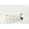 Chaise Oscar T1 empilable - Papouille
